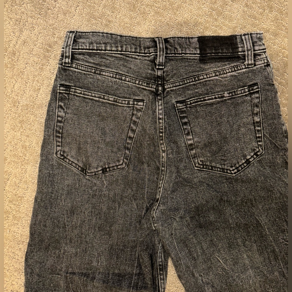 Abercrombie Ultra High Rise Cropped Wide Leg Jeans - Picture 3 of 5
